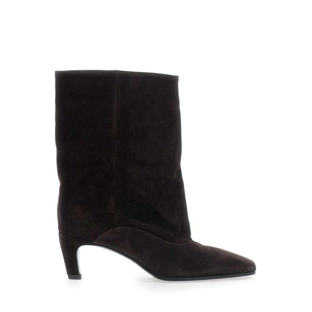 Strategia Women 'Amber' Brown Ankle Boots With Pointed Design In Suede For Women